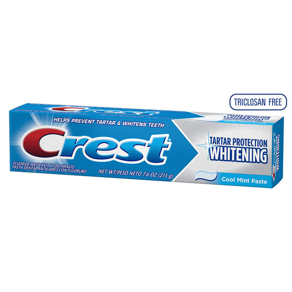 Crest Tartar Protection Whitening Cool Mint Flavor Toothpaste 8.2 Oz (Pack of 4)