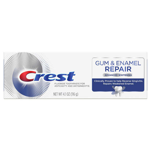 Crest Gum & Enamel Repair Toothpaste Advanced Whitening 4.1 oz, pack of 1