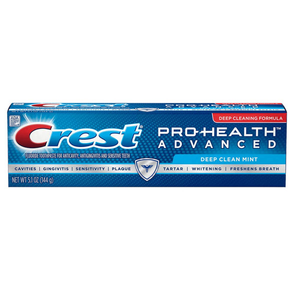 Crest Pro-Health Deep Clean Mint Toothpaste, 5.1 oz (Pack of 3)