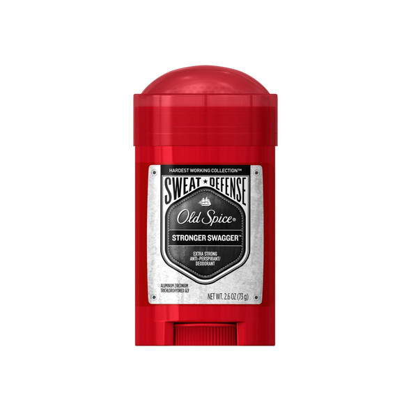 Old Spice Hardest Working Collection Sweat Defense Anti-Perspirant & Deodorant, Stronger Swagger 2.60 oz