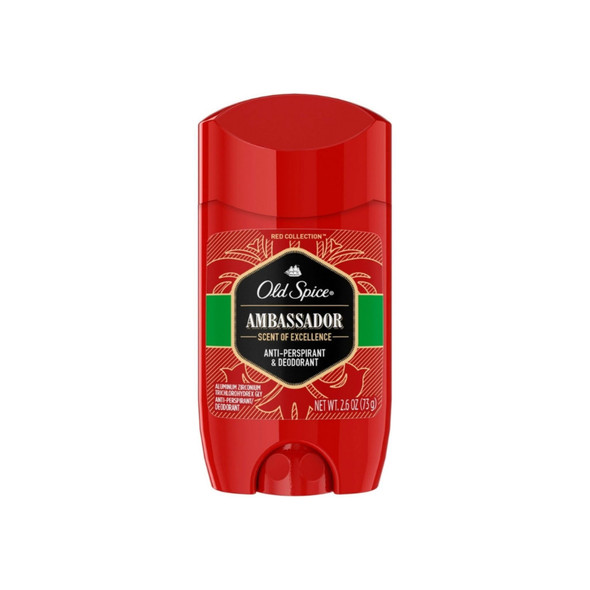 Old Spice Red Collection Ambassador Invisible Solid Antiperspirant and Deodorant, 2.6 oz