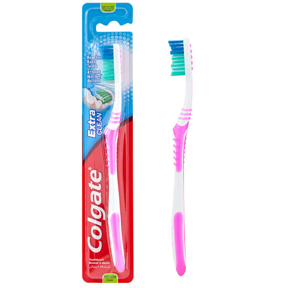 Colgate Extra Clean Medium PRODOTTI per SPAZZOLINO DENTI E Viso