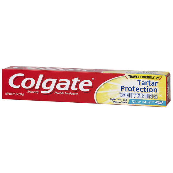 Colgate Tartar Protection Travel Size Toothpaste, Mint - 2.5 ounce (6 Pack)