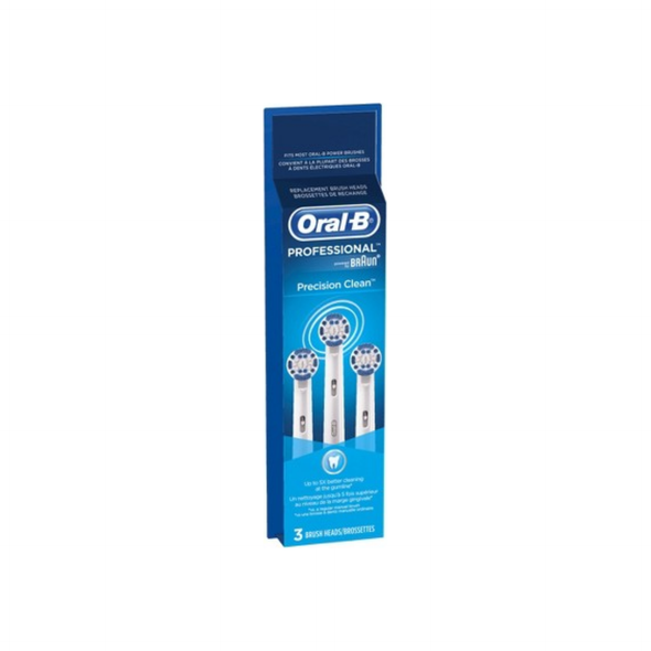 Oral-B Precision Clean Replacement Brushheads 3 Ea