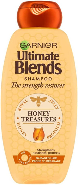 Garnier Ultimate Blends Honey Strengthening Shampoo, 360ml
