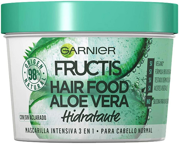 Garnier - Fructis - Mascarilla Capilar Hair food - Aloe Hidratante 390 ml