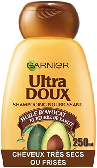 GARNIER - Shampoo - ULTRA GENTLE with avocado oil and Shea butter - 250ml