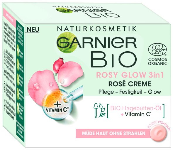 Garnier Organic Rosy Glow 3 in 1 Youth Cream 50ml