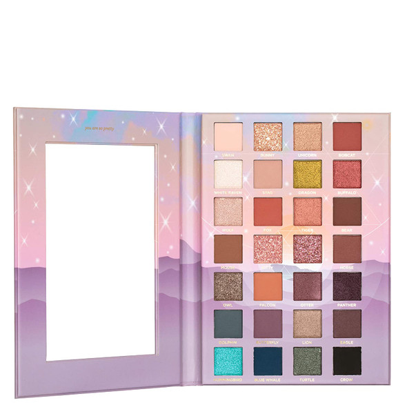 Pacifica Animal magic eye shadow palette 28 well, White, 0.89 Ounce