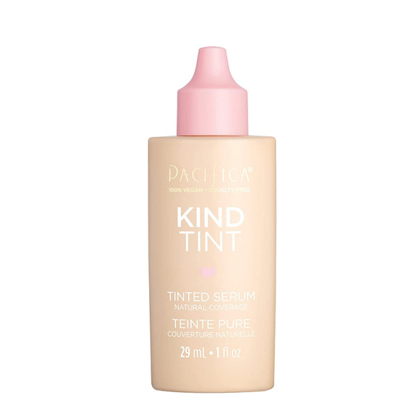 Pacifica Beauty | Kind Tint Tinted Serum | Skincare Ingredients - Vegan Collagen, Hyaluronic Acid, Vitamin C, Niacinamide, Caffeine | Lightweight Foundation | Vegan, Cruelty Free, Clean Makeup