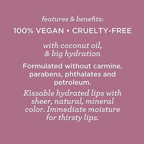 Pacifica Beauty Color Quench Natural Lip Tint, Guava Berry, Vegan & Cruelty Free, 0.15 Oz