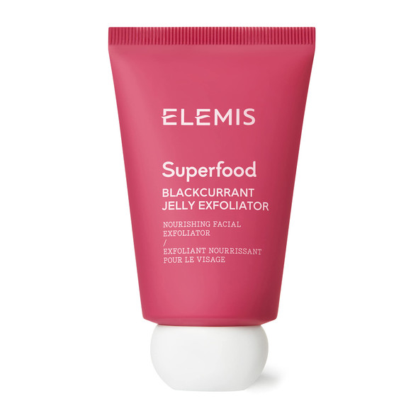 ELEMIS Superfood Blackcurrant Jelly Exfoliator; Gentle Anti-Oxidant Rich Face Scrub, 1.6 Fl Oz