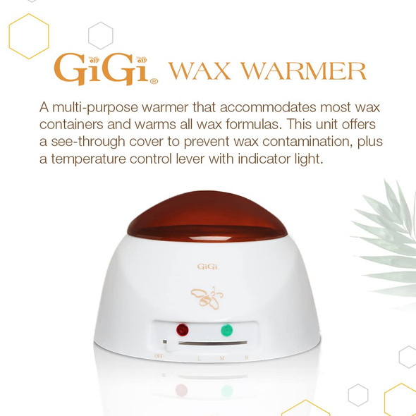GiGi Multi-Purpose Hair Removal Wax Warmer Kit, 14 oz