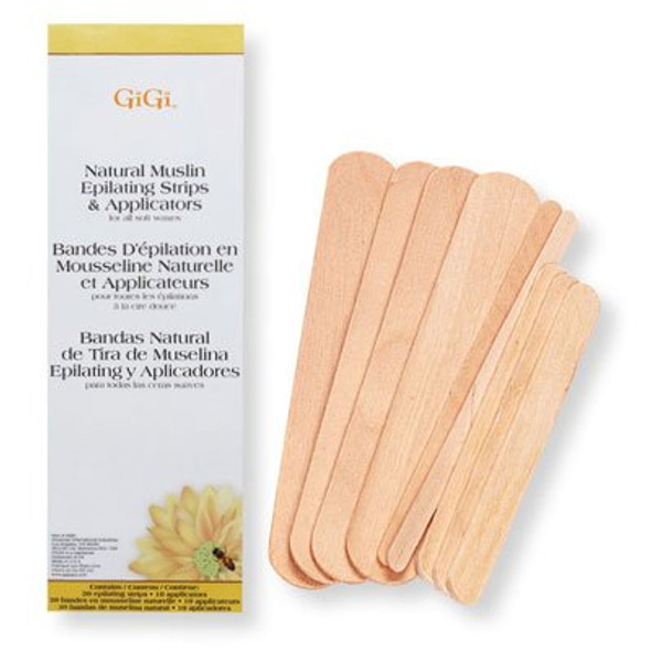 GiGi (2-PACK) All Purpose Honee Wax Hair Remover & Sensitive Areas and BONUS FREE Muslin and Spatula Combo Kit Included