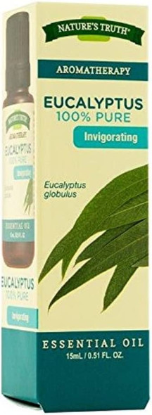 Nature's Truth Aromatherapy 100% Pure Essential Oil, Eucalyptus 0.51 oz (Pack of 3)