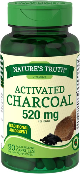 Nature's Truth Activated Charcoal, 1 Pack