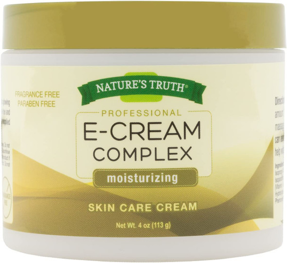 Nature's Truth Vitamin E Cream, 4 Ounce