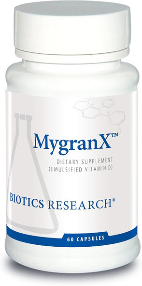Biotics Research Mygranx Neurological Support, Stress Relief Support, Muscle Relaxation, Healthy Inflammation Pathways Butterbur, Feverfew 60 Caps