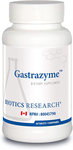 Gastrazyme From Biotics Research, Supplies Vitamin U Complex, Chlorophyllins, Gamma Oryzanol And More.