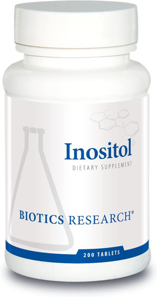 Biotics Research Inositol Corn Free, Metabolic Support, Brain Health, Nootropics, Restful Sleep, Mood Support, Maintain Healthy Blood Sugar Levels, Hormonal Balance, Female Health, 200 Tablets