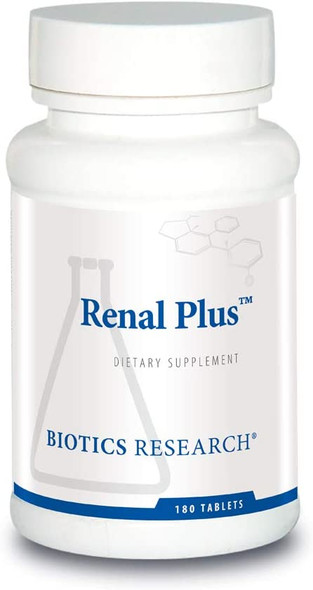 Biotics Research Renal Plus™ - Botanical, Glandular and Nutritional Support for Optimal Renal Function. Kidney Health. Supports Urological Function. Ulva Ursi, Buchu Leaf, Echinacea, Cranberry 180T