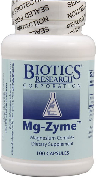 Biotics Research Mg-Zyme -- 100 Capsules