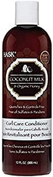 Hask Curl Care Coconut Milk & Honey Conditioner, 12 Ounce