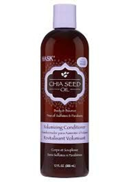 HASK Chia Seed Volumizing Conditioner 355ml -With HydraBoost A weightless complex to help create fullness that speaks VOLUMES