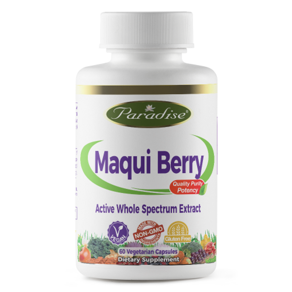 Paradise Herbs Maqui Super Berry, Organic 60 Vegetarian Capsul
