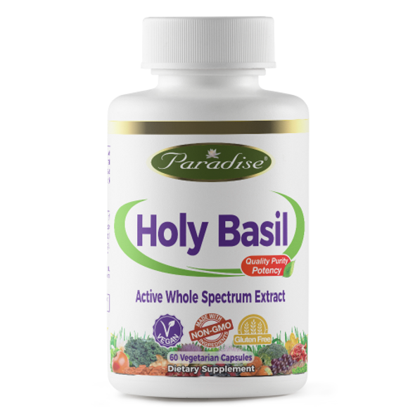 Paradise Herbs Holy Basil 60 Vegetarian Capsul