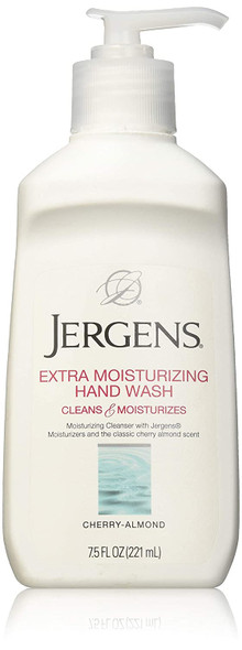 Jergens Moisturizing Hand Wash, Cherry Almond, 7.5 Fl Oz