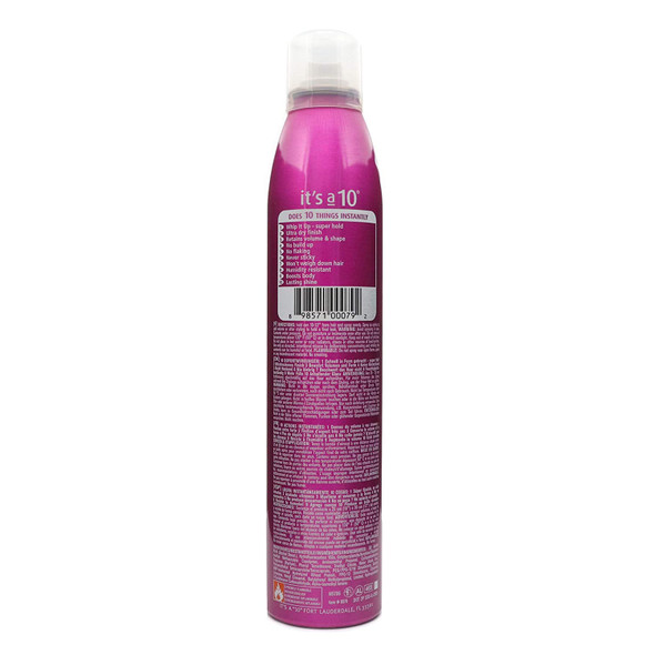 It's a 10 Haircare Miracle Whipped Finishing Spray, 10 fl. oz.