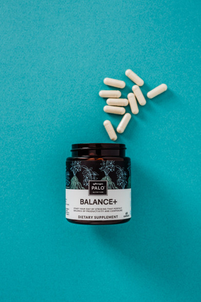 Balance+ | (60 ea) -Vitamins, Minerals, Herbs and Amino Acids to Boost Energy and Reduce Mental Fatigue | by PALO Nutrition