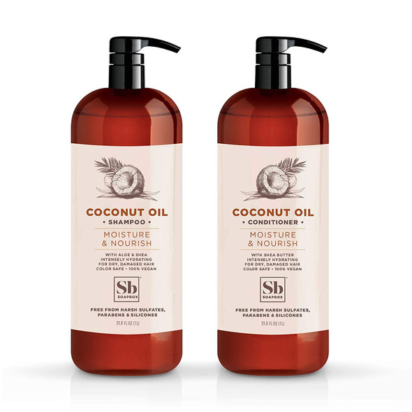 Coconut Oil Shampoo & Conditioner Bundle