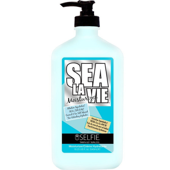 Selfie Sea La Vie - After Sun Care Lotion & Moisturizer, Hydrating, Tan Extending, Reduce Inflamation and Skin Redness, 18.25 oz