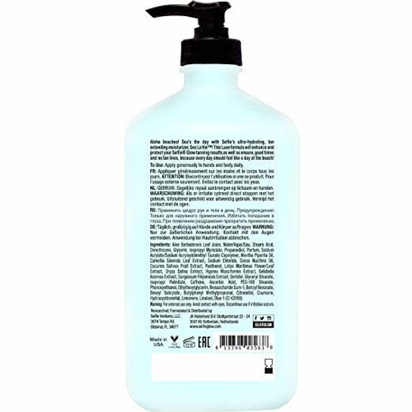 Selfie Sea La Vie - After Sun Care Lotion & Moisturizer, Hydrating, Tan Extending, Reduce Inflamation and Skin Redness, 18.25 oz