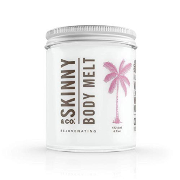 SKINNY & CO. Rejuvenating Rose Jojoba Body Melt- 100% Chemical Free - 6 oz.