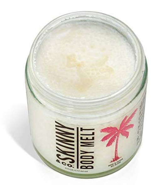 SKINNY & CO. Rejuvenating Rose Jojoba Body Melt- 100% Chemical Free - 6 oz.