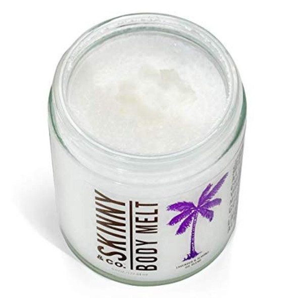 SKINNY & CO. Calming Lavender Almond Body Melt- 100% Chemical Free - 6 oz.