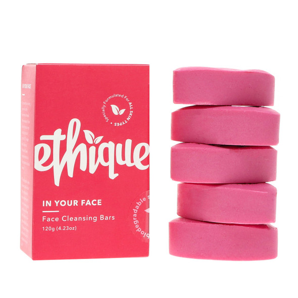 Ethique Eco-Friendly Face Cleansing Bar, In Your Face 4.23 oz