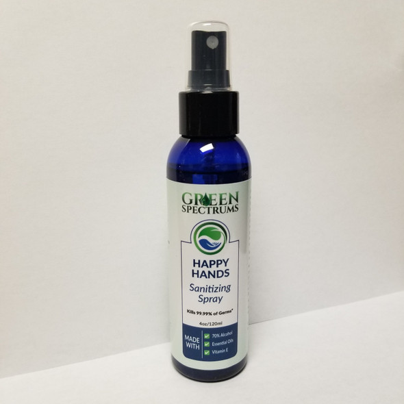 Green Spectrums Happy Hands Sanitizing Spray 4oz