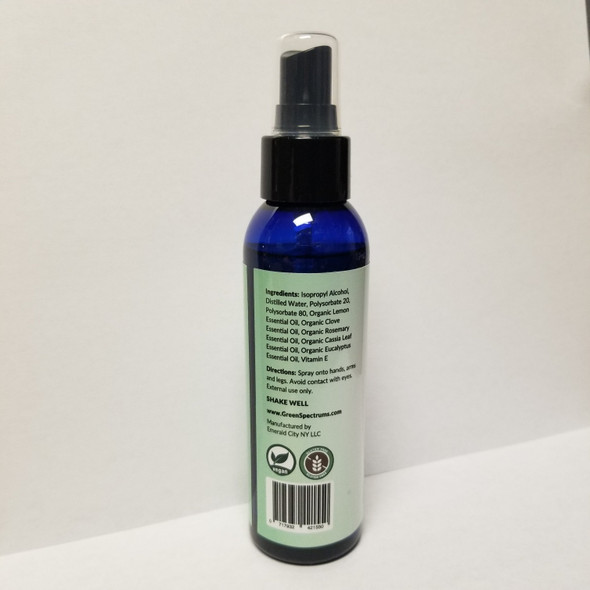 Green Spectrums Happy Hands Sanitizing Spray 4oz