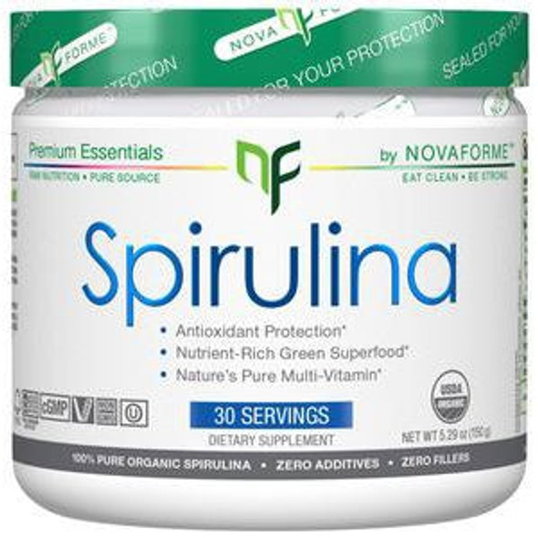 Nova Forme Spirulina Powder 30 Servings - Discontinued