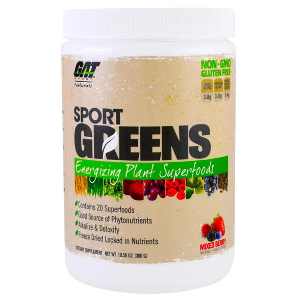 GAT Sport Greens 300Gr Berry