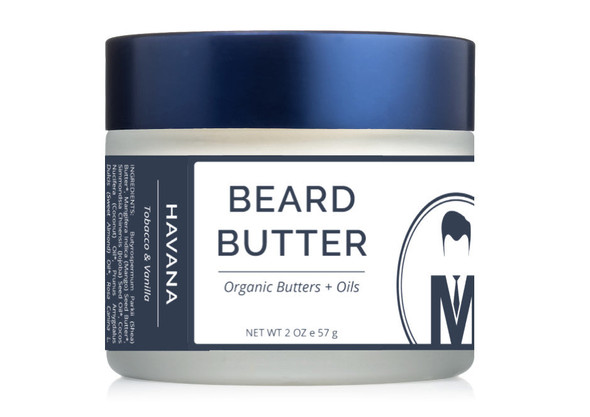 Mister Pompadour Havana Beard Butter, 2 oz (Organic)