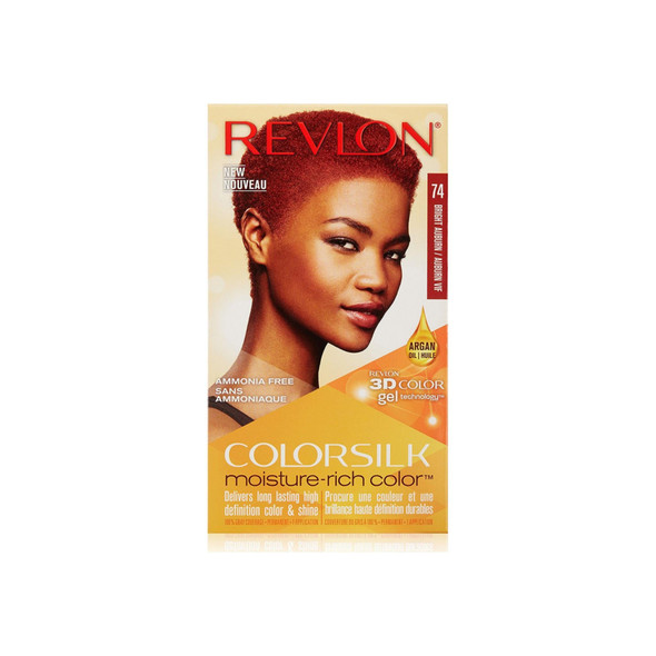 Revlon Colorsilk Moisture Rich Hair Color, Bright Auburn [74] 1 ea