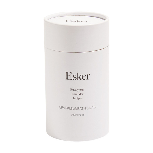 Esker Sparkling Bath Salts - Glass Carafe + Refill