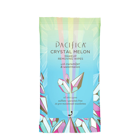 Pacifica Crystal Melon Makeup Removing Wipes (10 ct)
