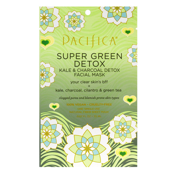 Pacifica Super Green Detox Kale & Charcoal Detox Facial Mask