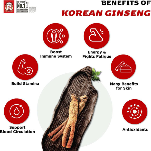 Korean Red Ginseng Tea Korea Ginseng Corp 50 Bags Box